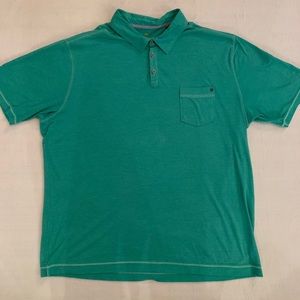 👽Tommy Bahama Extra Large Green Polo